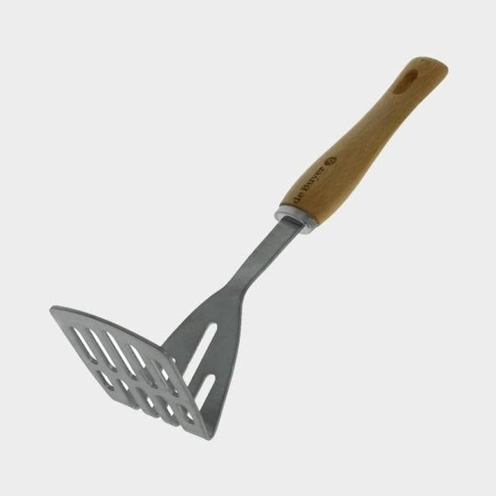 Presse-purée inox manche bois, B Bois - De Buyer dans le groupe Cuisine / Ustensiles de cuisine / Pressoirs et Mortiers l\'adresse The Kitchen Lab (1602-17786)