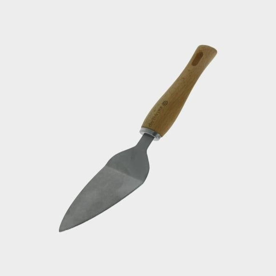 Cuillère à gâteau en inox avec manche en bois, B bois - De Buyer dans le groupe Arts de la table / Couverts / Pelle à gâteau l\'adresse The Kitchen Lab (1602-17791)