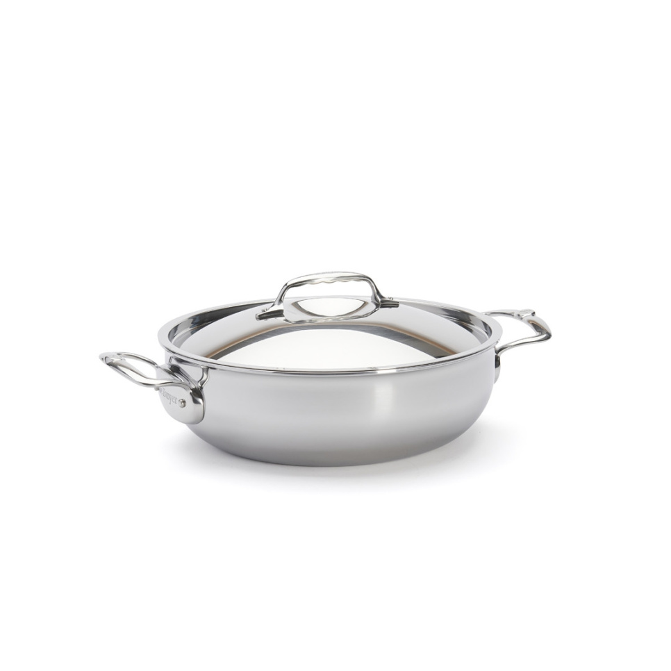 Ragoût à faible torréfaction avec couvercle et bords arrondis, 28 cm, affinité - de Buyer dans le groupe Cuisine / Casseroles et poêles / Casseroles l\'adresse The Kitchen Lab (1602-19400)