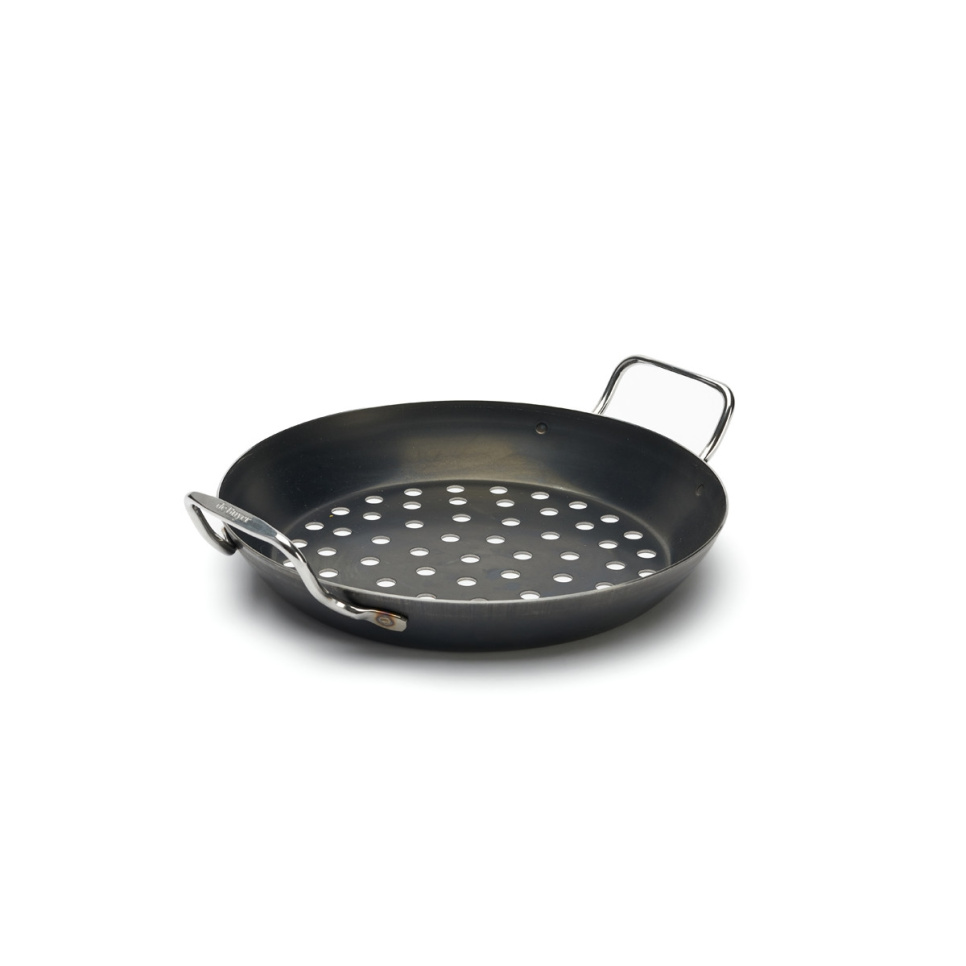 Pan de carbone perforé à griller, Ø28 cm - de Buyer dans le groupe Barbecues, plaques de cuisson et Fours / Autres accessoires pour barbecue / Autres accessoires pour barbecue l\'adresse The Kitchen Lab (1602-27260)