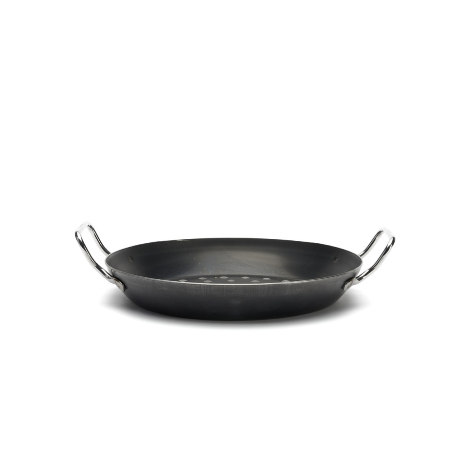 Pan de carbone perforé à griller, Ø28 cm - de Buyer
