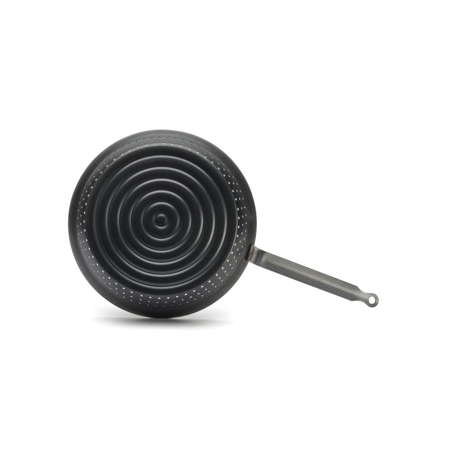 Chaudière à châtaignier avec un soufflard, 28 cm - de Buyer