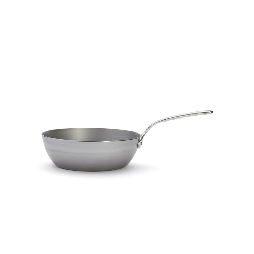 Sautéuse en acier au carbone avec poignée en acier inoxydable, 28 cm, minéral B Pro - de Buyer