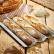 Plaque de baguette en acier inoxydable, 40 x 24,5 cm - de Buyer