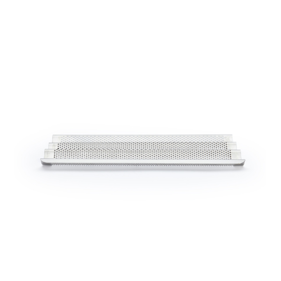 Plaque de baguette en acier inoxydable, 40 x 24,5 cm - de Buyer