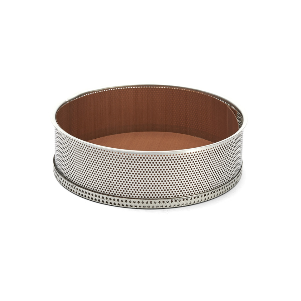 Bague à gâteau perforée avec un fond amovible - de Buyer