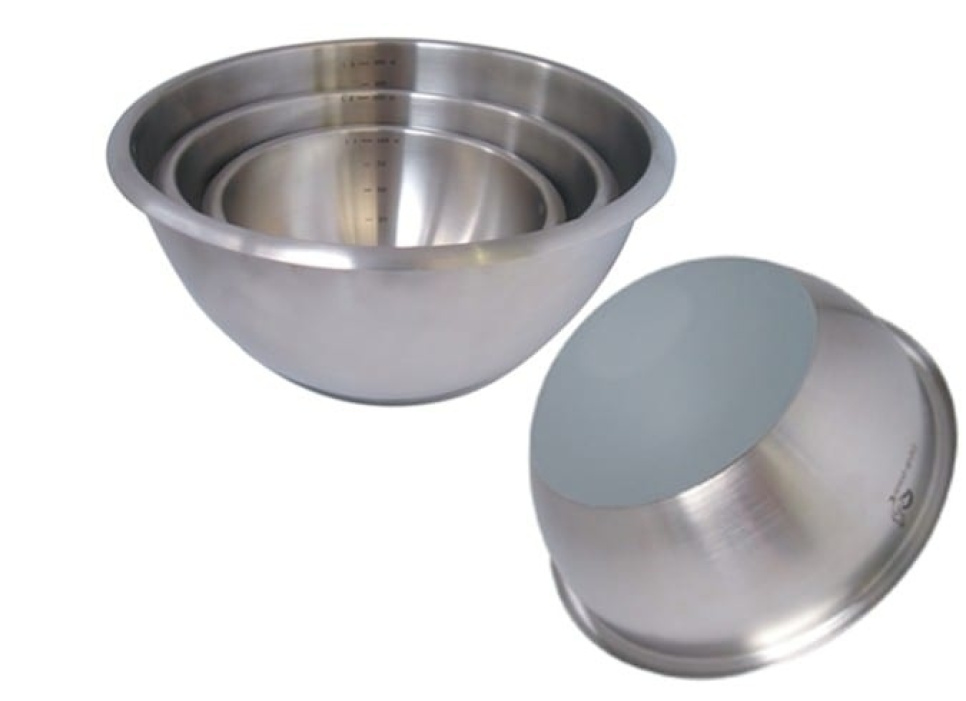 Bol mélangé en acier inoxydable, rond-jet avec un fond de silicone - de Buyer dans le groupe Cuisine / Ustensiles de cuisine / Bols et cuves l\'adresse The Kitchen Lab (1602-27369)