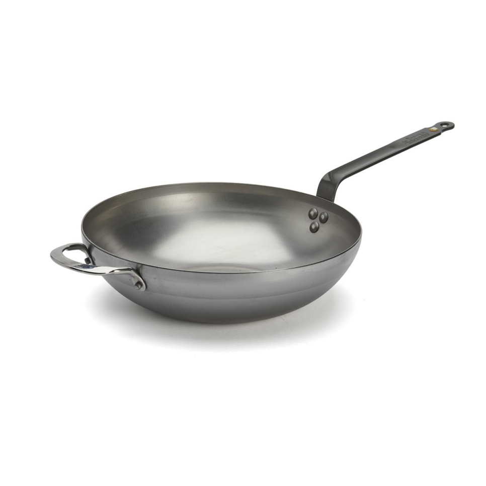 Wok, Mineral B Element - De Buyer - 32 cm dans le groupe Cuisine / Ustensiles de cuisine / Cuisine asiatique l\'adresse The Kitchen Lab (1602-31883)
