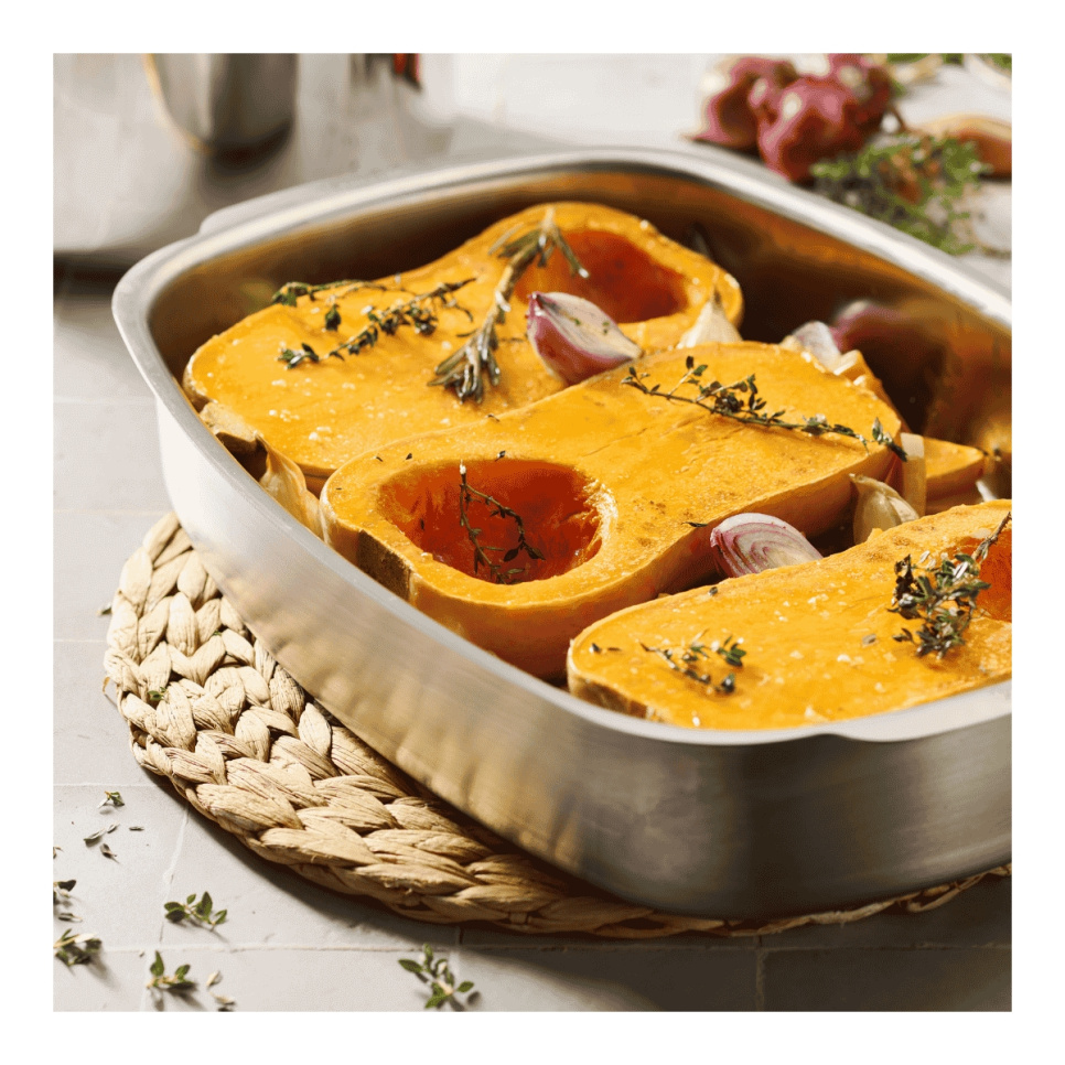 Plat à four en acier inoxydable, 38 x 26 cm - de Buyer