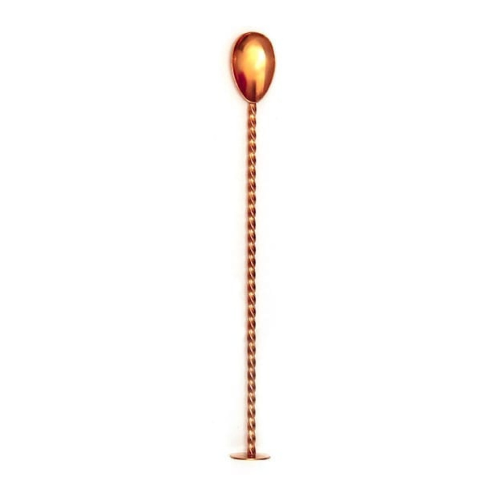 Cuillère de bar, cuivre, 27 cm - Bonzer dans le groupe Cocktails et Vin / Équipement à cocktail / Cuillères à cocktail l\'adresse The Kitchen Lab (1611-15754)
