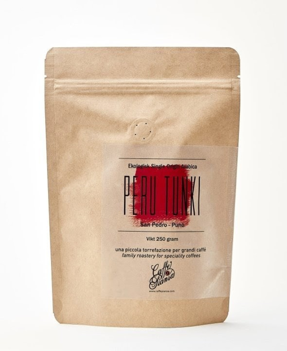 Pérou Tunki S. Pedro, 250 gr - Piansa dans le groupe Thé et café / Grains de café / Espresso l\'adresse The Kitchen Lab (1636-18278)