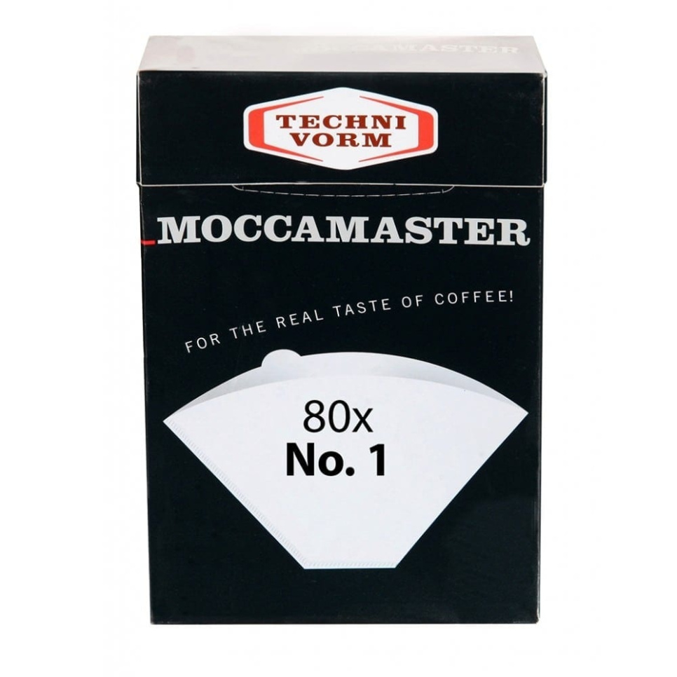Filtre pour Cup One, paquet de 80 - Moccamaster dans le groupe Thé et café / Accessoires pour le café / Filtre à café l\'adresse The Kitchen Lab (1649-16018)