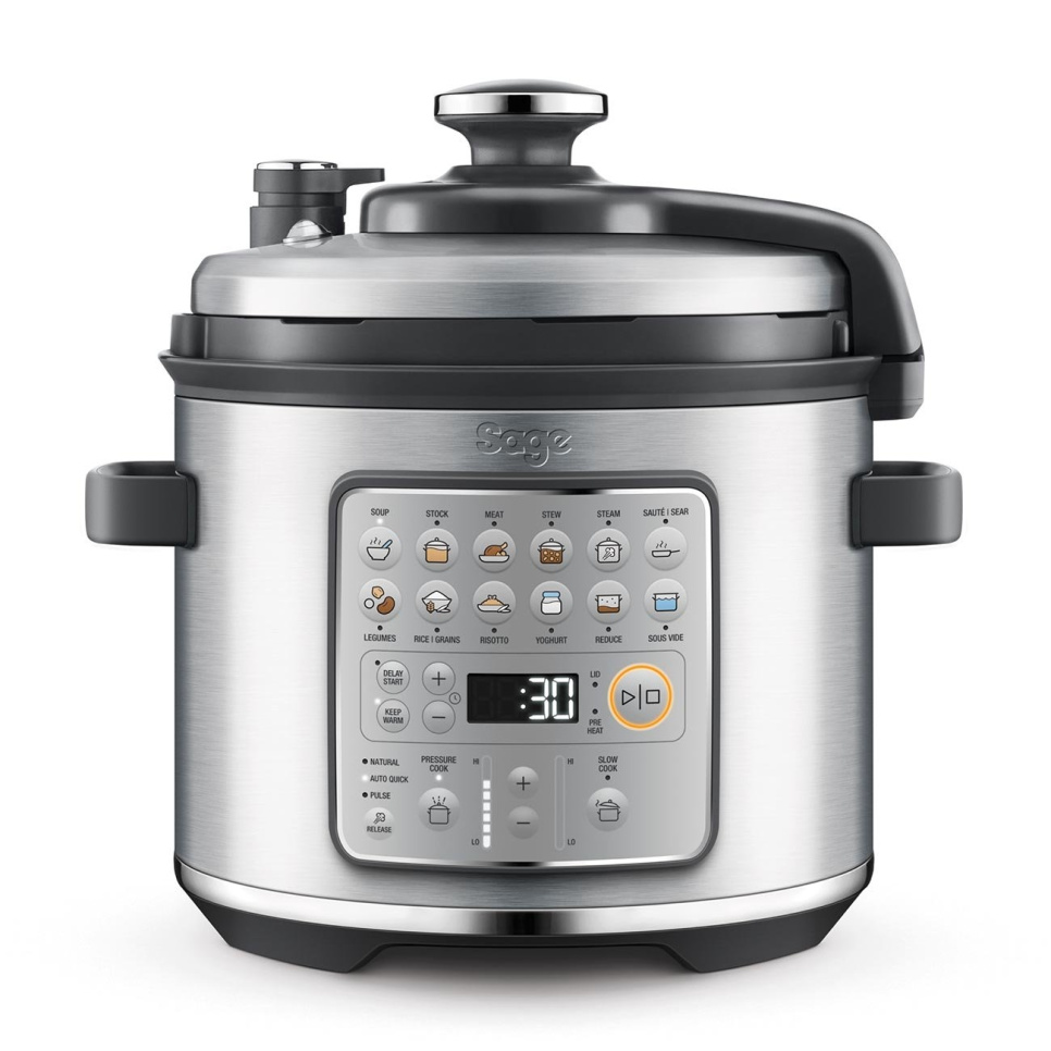 Autocuiseur/Cuiseur à vapeur The Fast Slow Go- Sage dans le groupe Cuisine / Casseroles et poêles / Cocotte minute l\'adresse The Kitchen Lab (1697-29114)