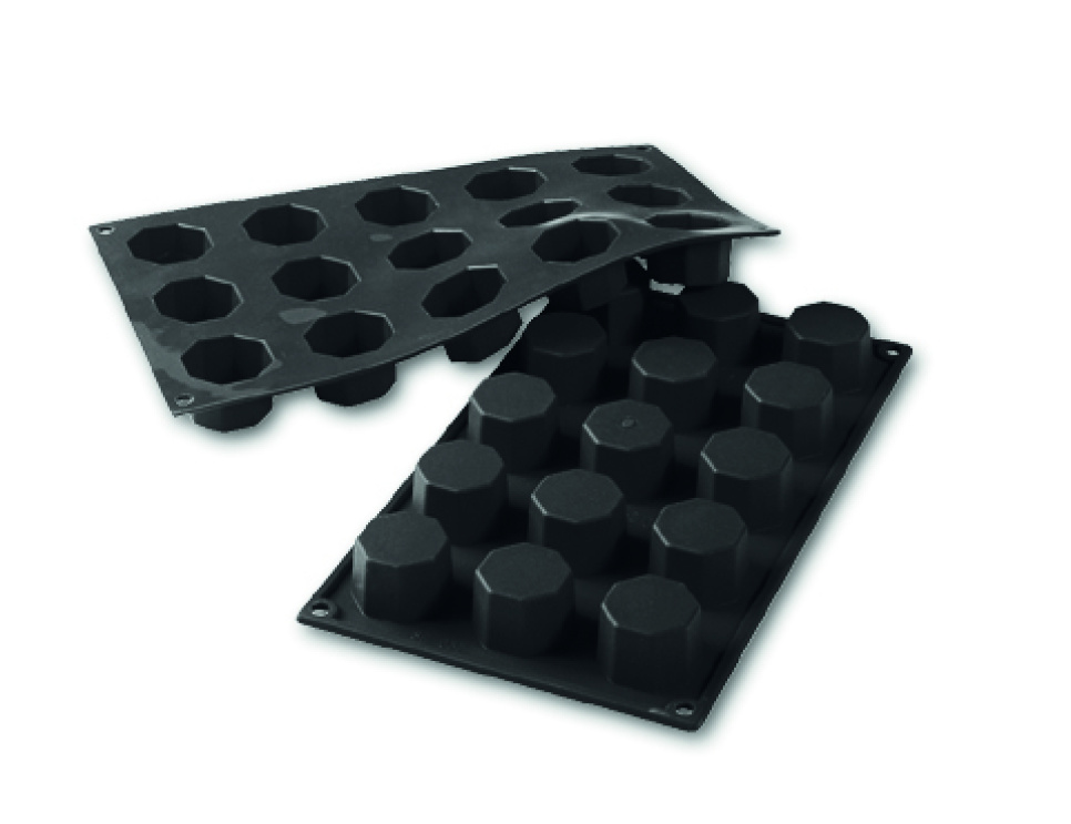 Moule silicone praliné 15 octogone dans le groupe Pâtisserie / Moules / Moules en silicone l\'adresse The Kitchen Lab (1710-16623)
