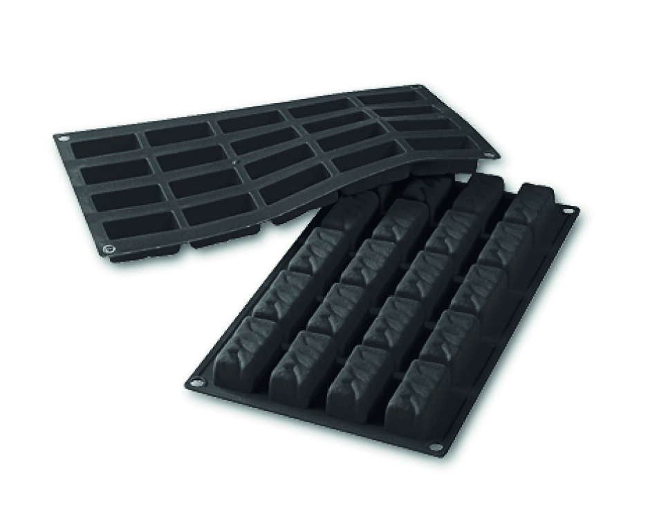 Moule à pâtisserie en silicone, rectangulaire, 20 pcs - Martellato dans le groupe Pâtisserie / Moules / Moules en silicone l\'adresse The Kitchen Lab (1710-16632)