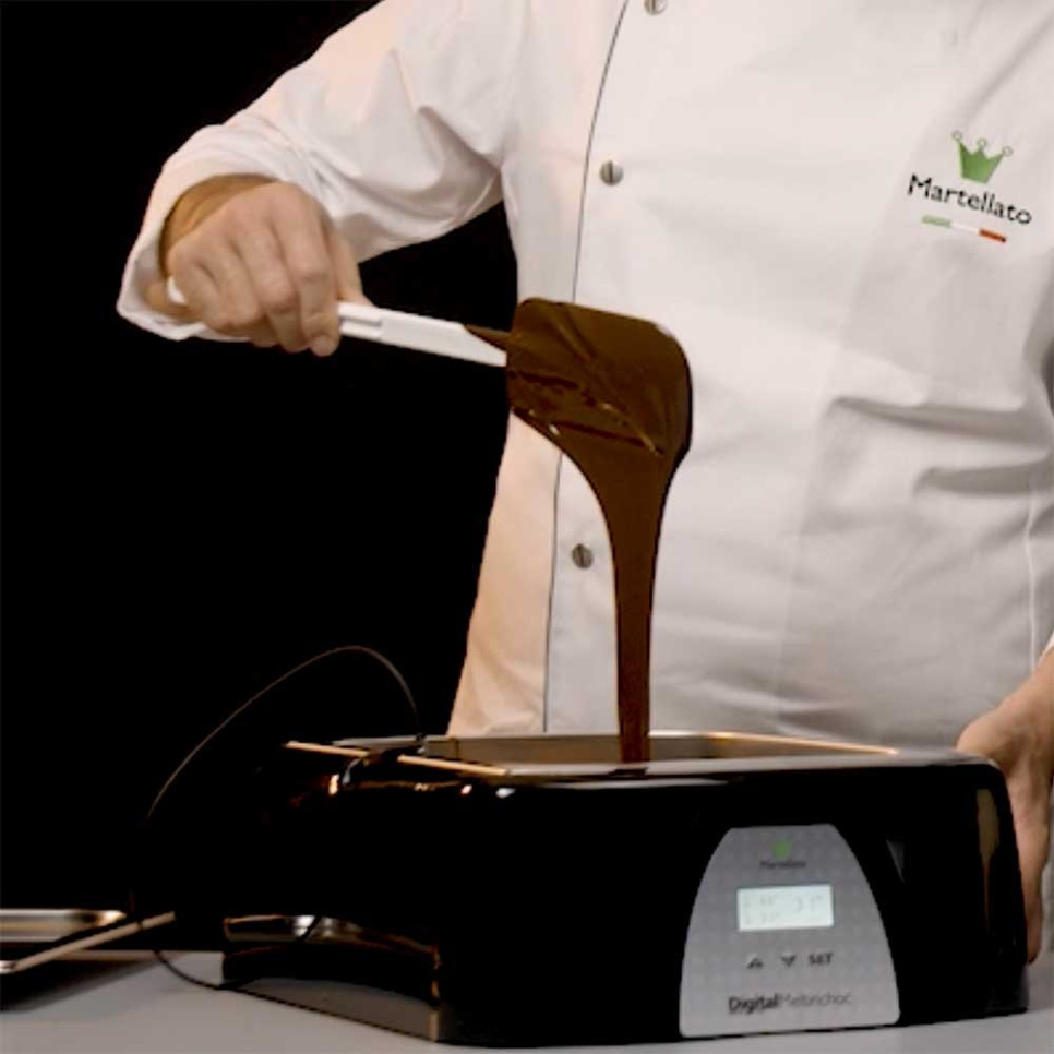 Meltinchoc Réchaud à chocolat / Fondant à chocolat GN 1/2 - Martellato