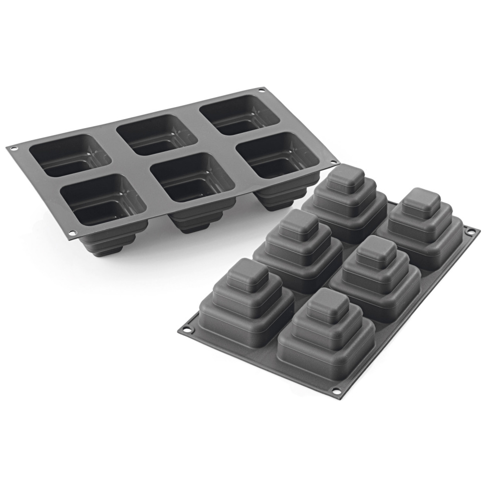 Moule à pâtisserie en silicone, carré en trois plans - Martellato dans le groupe Pâtisserie / Moules / Moules en silicone l\'adresse The Kitchen Lab (1710-22089)