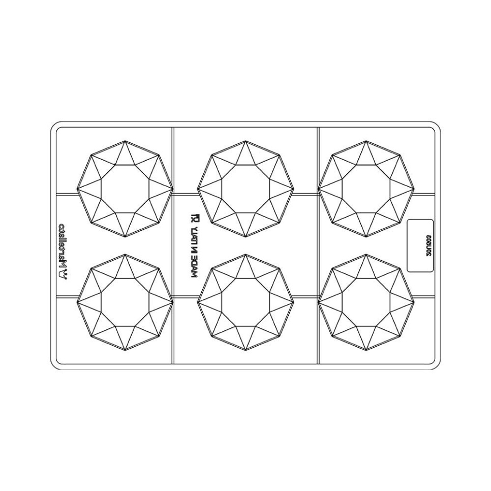 Base pour le montage des œufs en chocolat (20U503) - Martellato