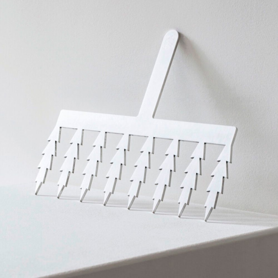 Peigne en acier pour décoration Chocolat, Feuille 6cm - Martellato dans le groupe Pâtisserie / Ustensiles à pâtisserie / Ustensiles pour le chocolat l\'adresse The Kitchen Lab (1710-26855)