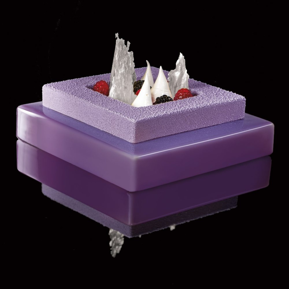 Carrés à gâteau/mousse, lot avec des séparateurs - Martellato