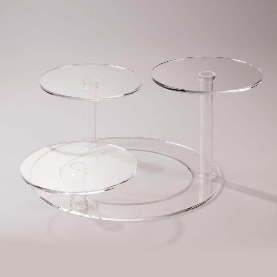 Présentoir à trois gâteaux, Loop - Martellato dans le groupe Arts de la table / Autre pour les arts de la table et service / Articles spéciaux l\'adresse The Kitchen Lab (1710-26878)