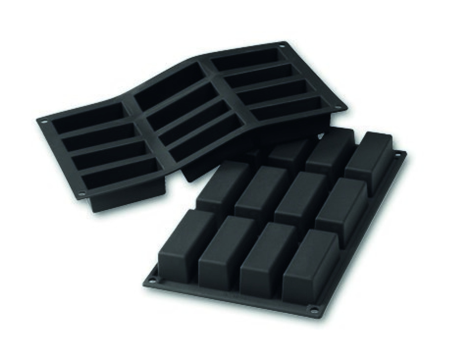 Moule de cuisson en silicone, rectangle SF026 12pcs - Martellato dans le groupe Pâtisserie / Moules / Moules en silicone l\'adresse The Kitchen Lab (1710-27226)