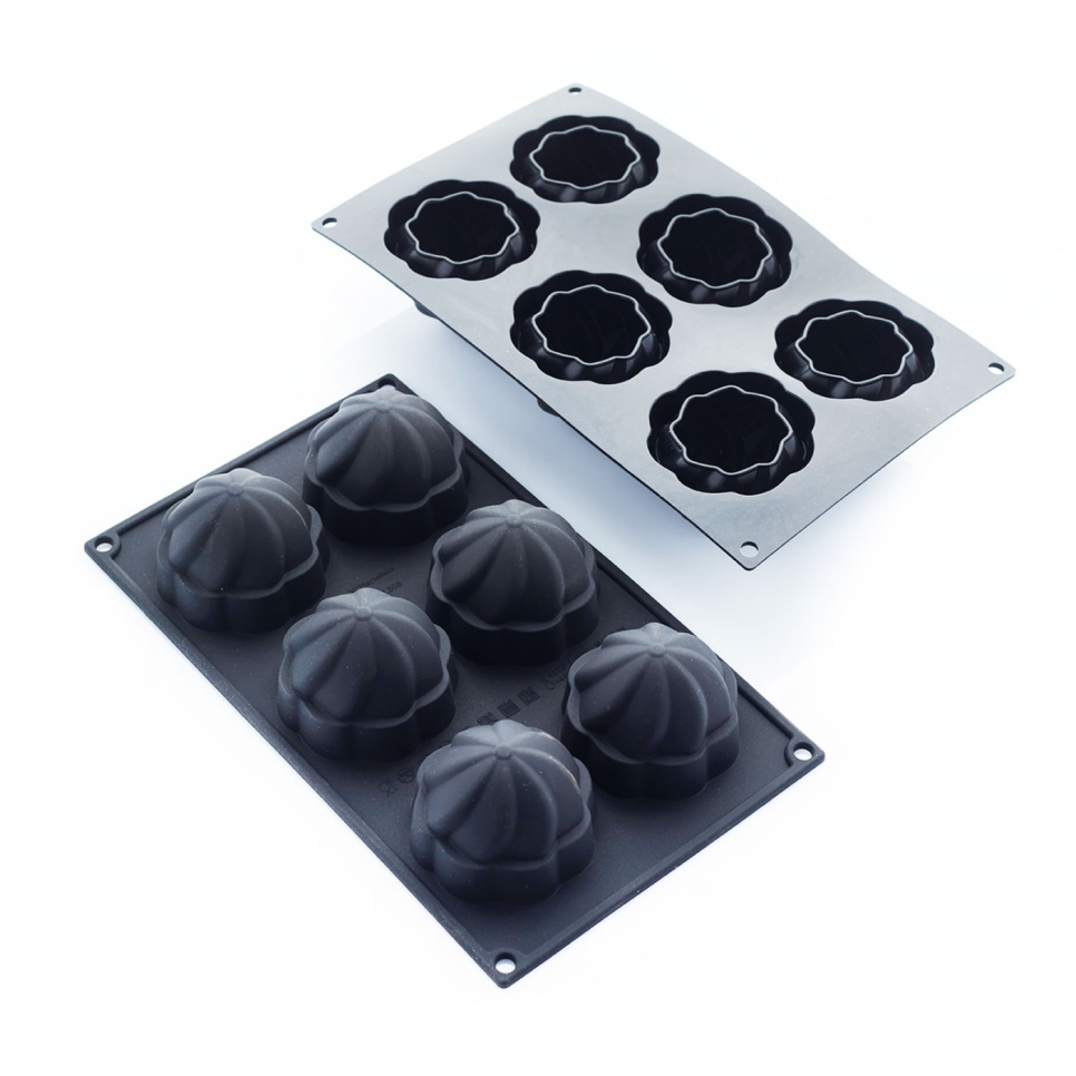 Moule en silicone, noir, Harmony, 30SIL508 - Martellato dans le groupe Pâtisserie / Moules / Moules en silicone l\'adresse The Kitchen Lab (1710-29023)