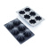 Moule en silicone, noir, Méduse, 30SIL512 - Martellato