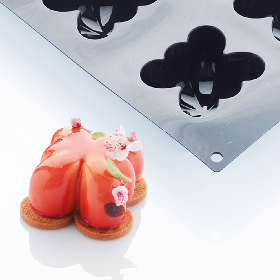 Moule en silicone, noir, Papillon, 30SIL516 - Martellato