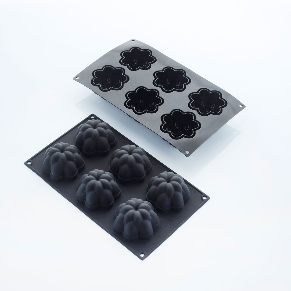Moule en silicone, noir, Dahlia, 30SIL518 - Martellato dans le groupe Pâtisserie / Moules / Moules en silicone l\'adresse The Kitchen Lab (1710-29033)