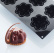Moule en silicone, noir, Dahlia, 30SIL518 - Martellato