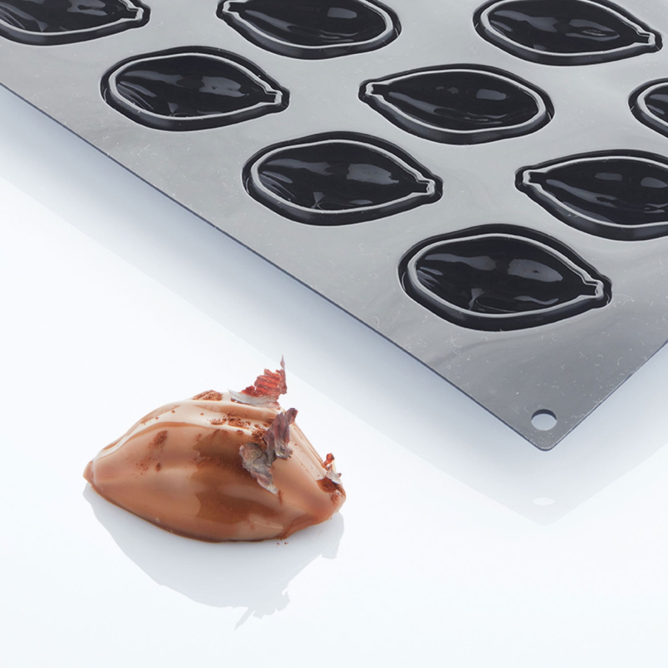 Moule en silicone, noir, mini cacao, 30SIL520 - Martellato