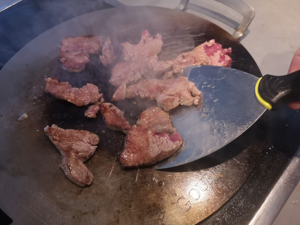 Grattoir pâte & friture - Gourmetstål