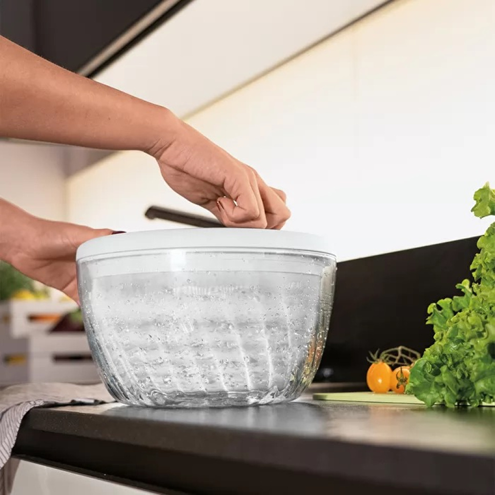 Essoreuse à salade différentes couleurs - Guzzini - Blanc