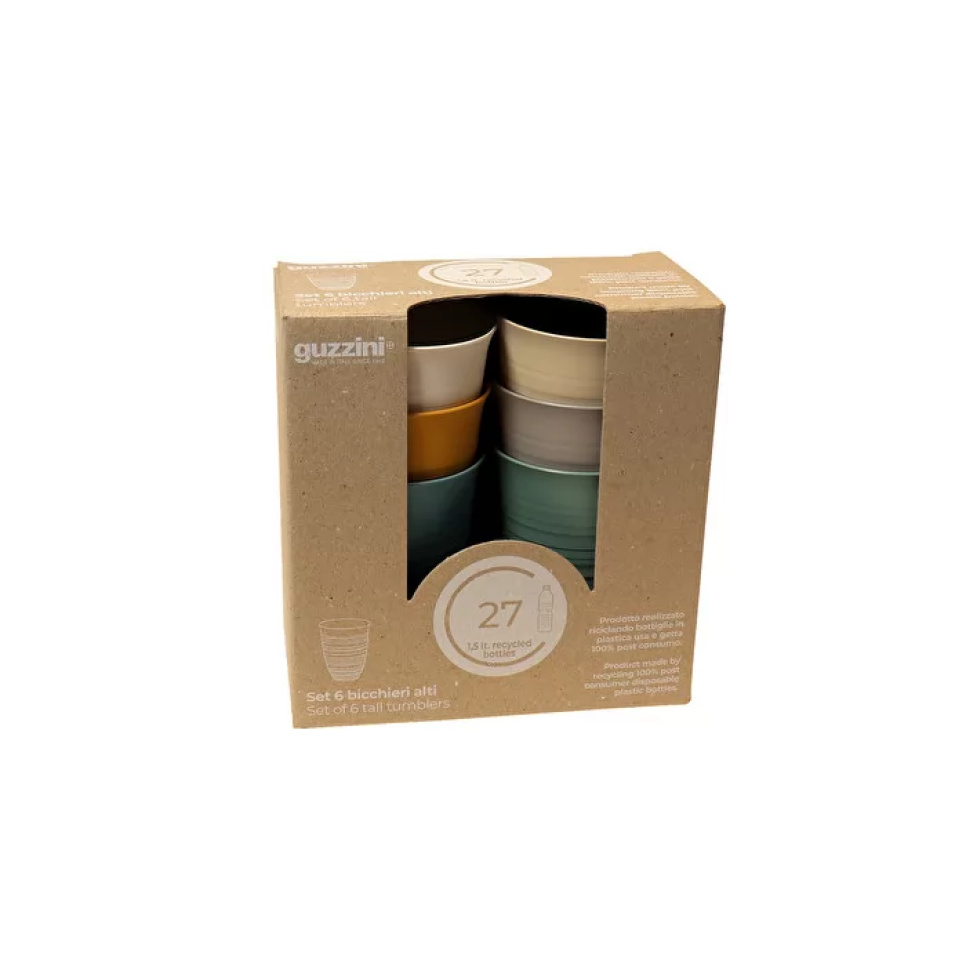 Verre à boire dans du plastique, 52 CL, 6 pack, Tierra - Guzzini