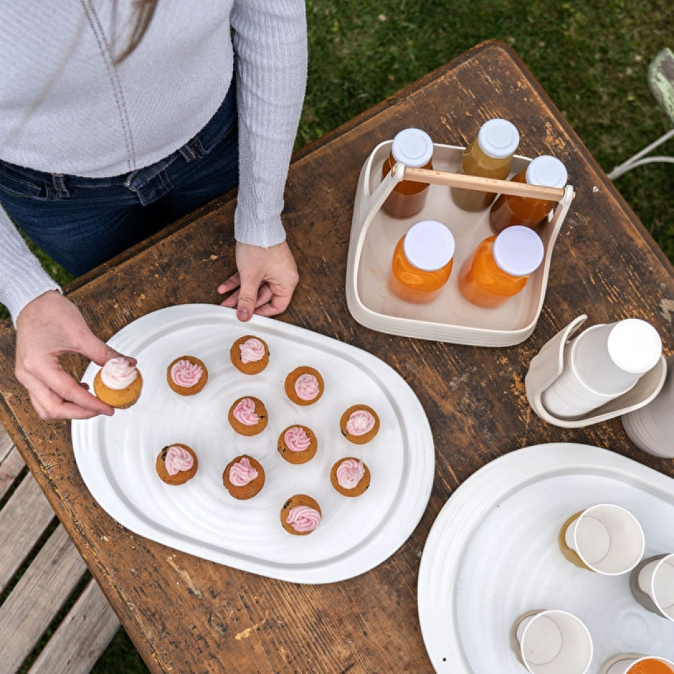 Plateau en plastique, Tierra - Guzzini