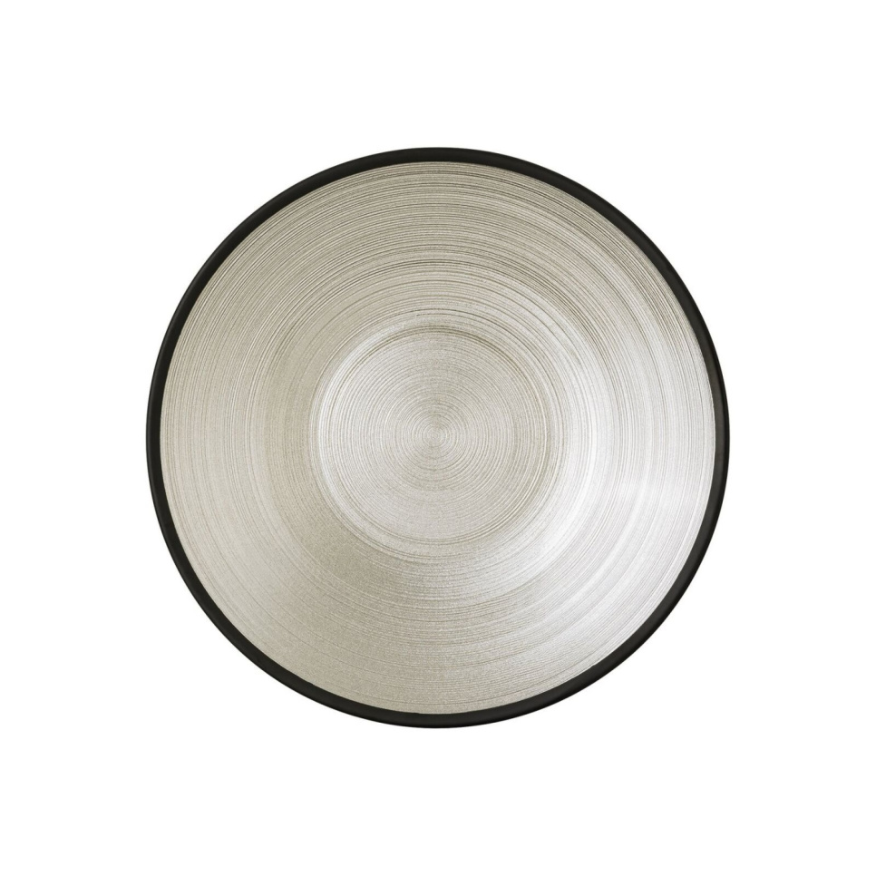 Plat en verre soufflé à la bouche, 25 cm, Noir - Rosenthal