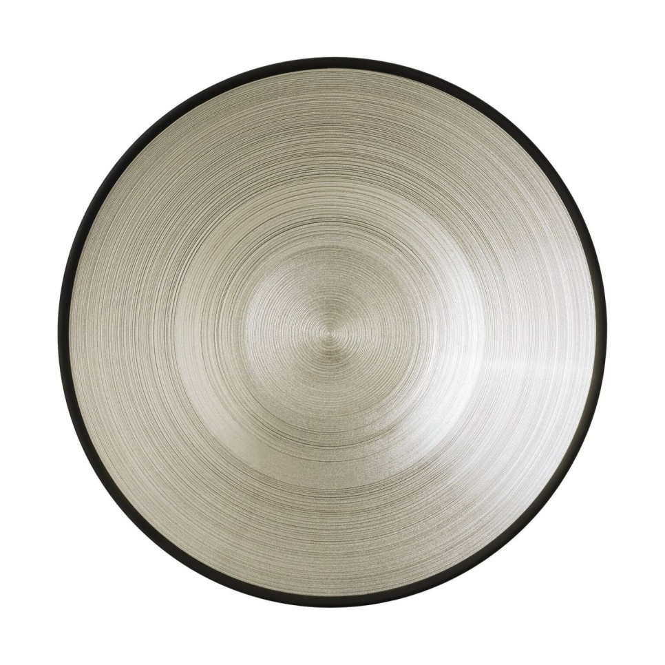 Plat en verre soufflé à la bouche, 31 cm, Noir - Rosenthal