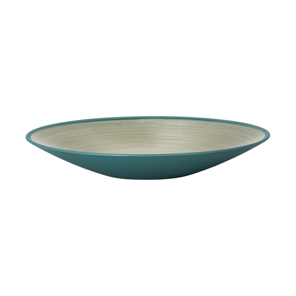 Plat de service en verre soufflé à la bouche, 31 cm, Vert - Rosenthal dans le groupe Arts de la table / Assiettes, Bols et Plats / De la graisse l\'adresse The Kitchen Lab (1798-31231)
