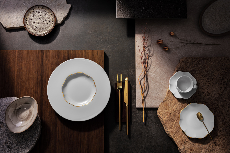 Assiette creuse 26 cm, Sonetto Oro - Rosenthal