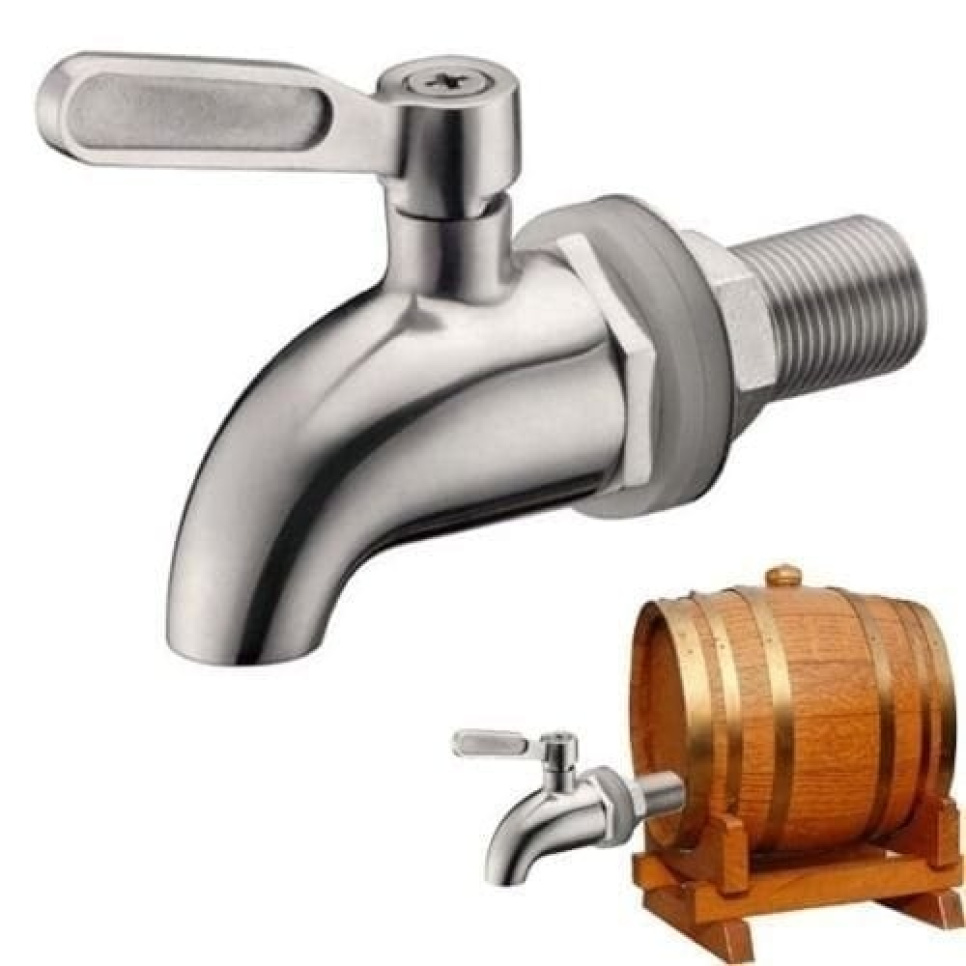 Robinet en inox, 12 mm dans le groupe Arts de la table / Cruches et Carafes / Distributeur à eau l\'adresse The Kitchen Lab (1814-23398)
