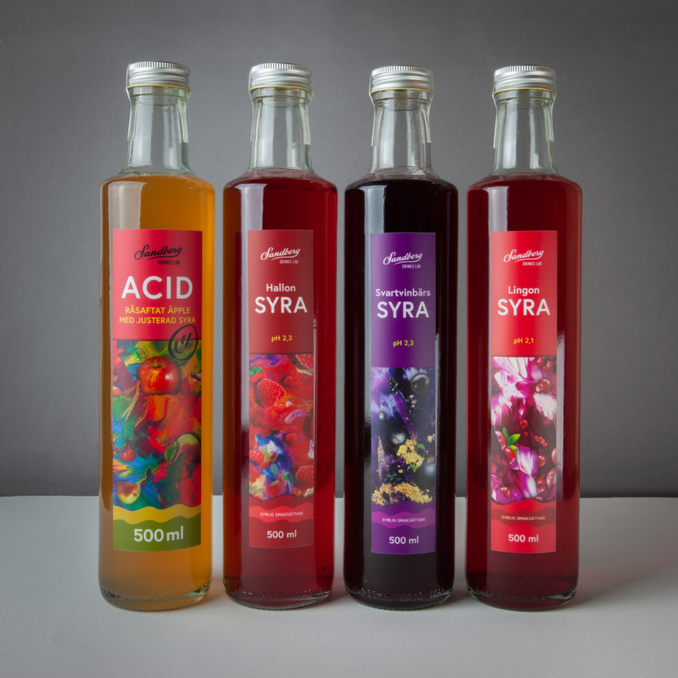 Acide de framboise, 500 ml - Sandberg Drinks Lab