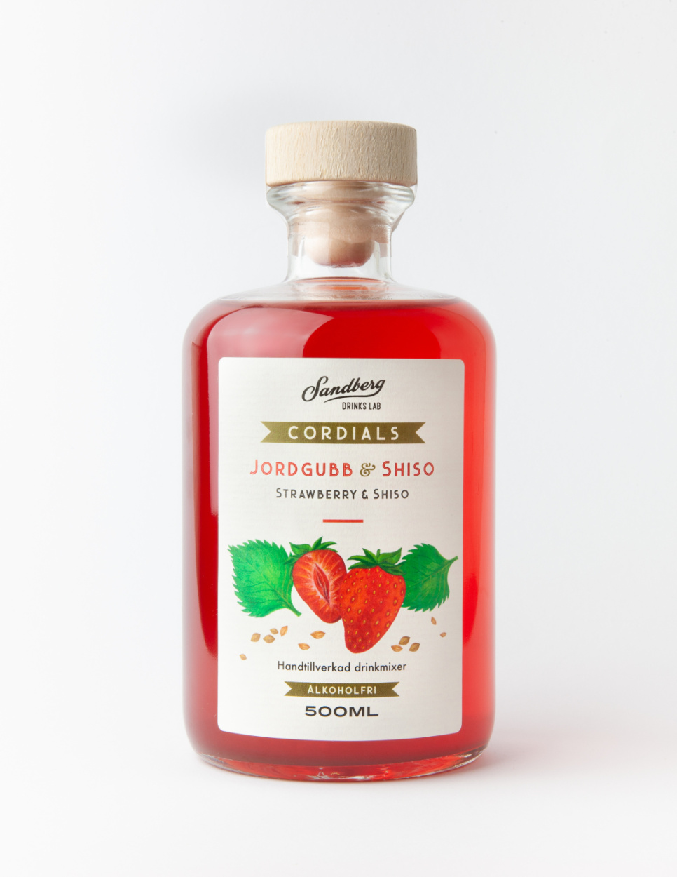 Cordials, Strawberry & Shiso - Sandberg Drinks Lab dans le groupe Cocktails et Vin / Équipement à cocktail / Autre équipement à cocktail l\'adresse The Kitchen Lab (1821-29580)
