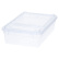 Pot en plastique avec couvercle à charnière - 0,8L
