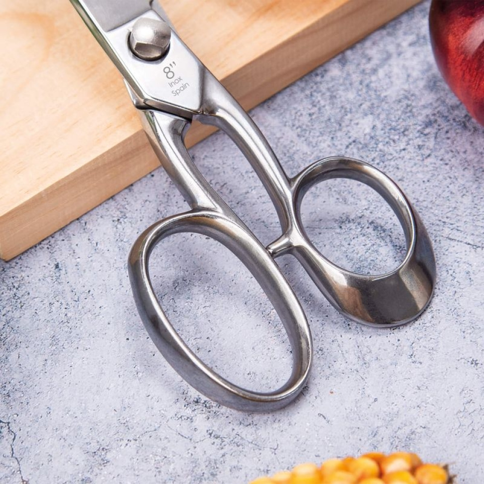 Ciseaux de cuisine en acier inoxydable, Professional - 3 Claveles - 20 cm