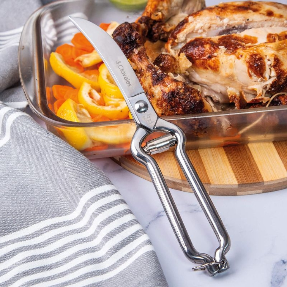 Ciseaux à volaille avec ressort - 3 Claveles