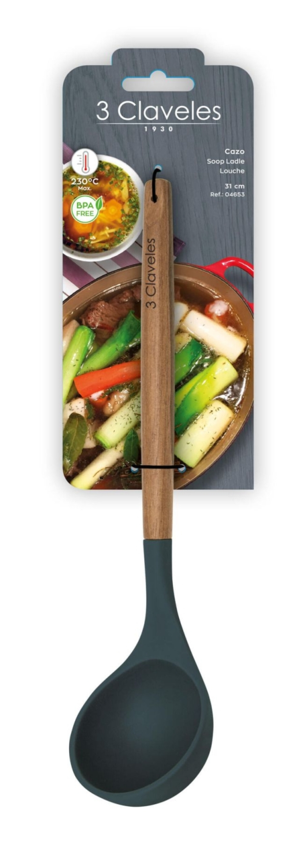 Louche, 31 cm - 3 Claveles