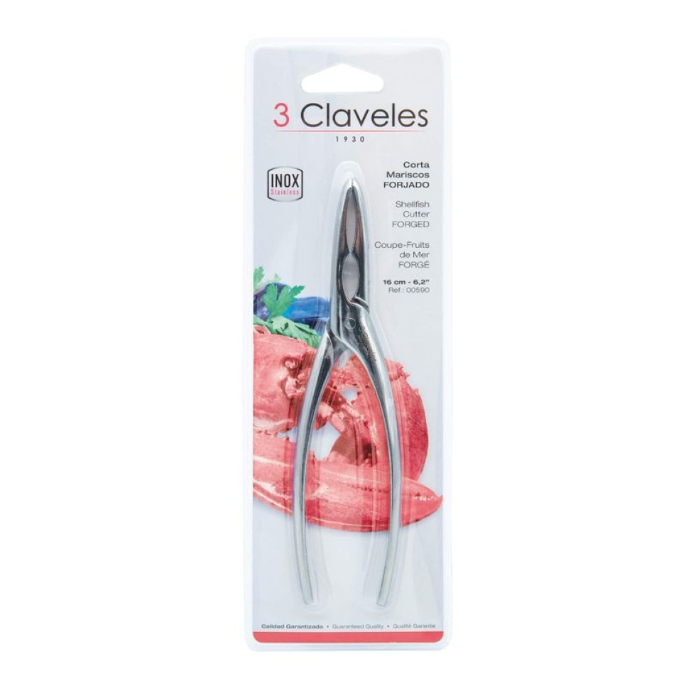 Ciseaux à crustacés, 16 cm - 3 Claveles