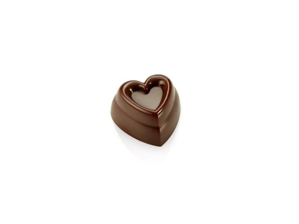 Boîte pralinée Cœur, 21 pralines – Pavoni dans le groupe Pâtisserie / Moules / Moules à chocolats l\'adresse The Kitchen Lab (1827-13310)