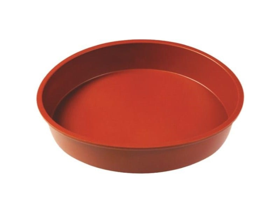 Moule à gâteau 28x4,7 cm, silicone, lisse, rouge - Pavoni dans le groupe Pâtisserie / Moules / Moules en silicone l\'adresse The Kitchen Lab (1827-13655)